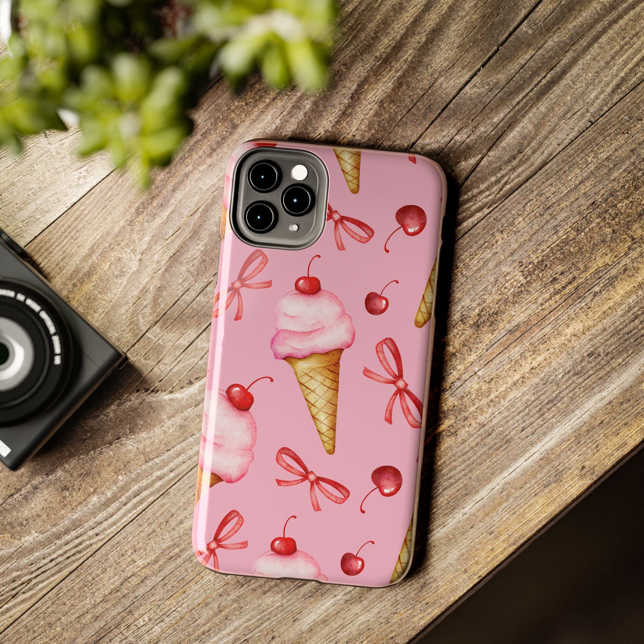 Cherry on Top Ice Cream Phone Case (Apple & Android)
