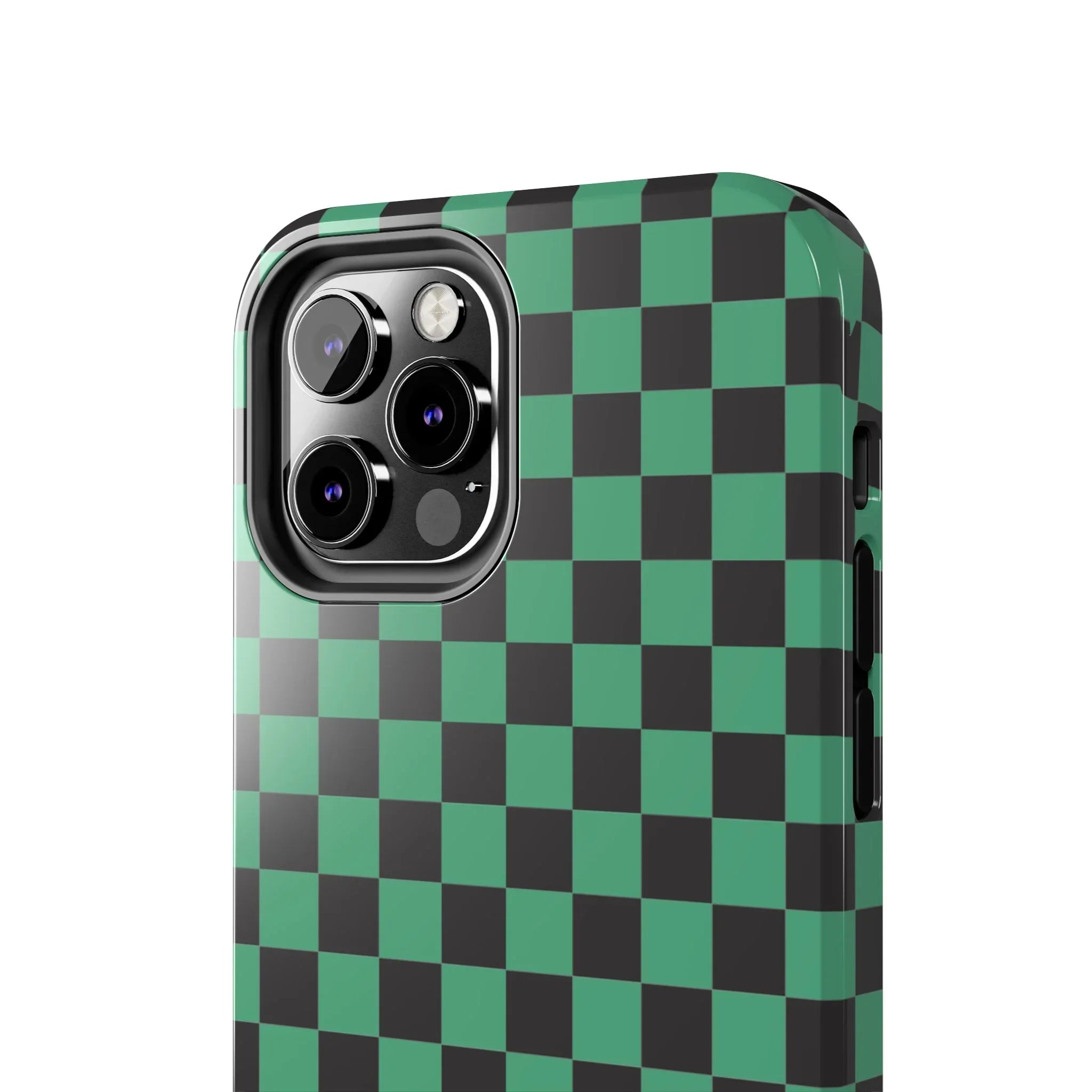 Checkered Kimono Tough Phone Case (Apple & Android) - Pink Sweetheart