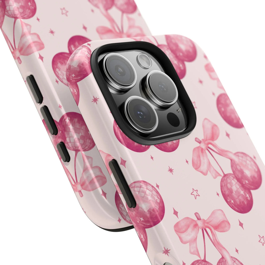 Disco Cherries Phone Case (Apple & Android) - Pink Sweetheart