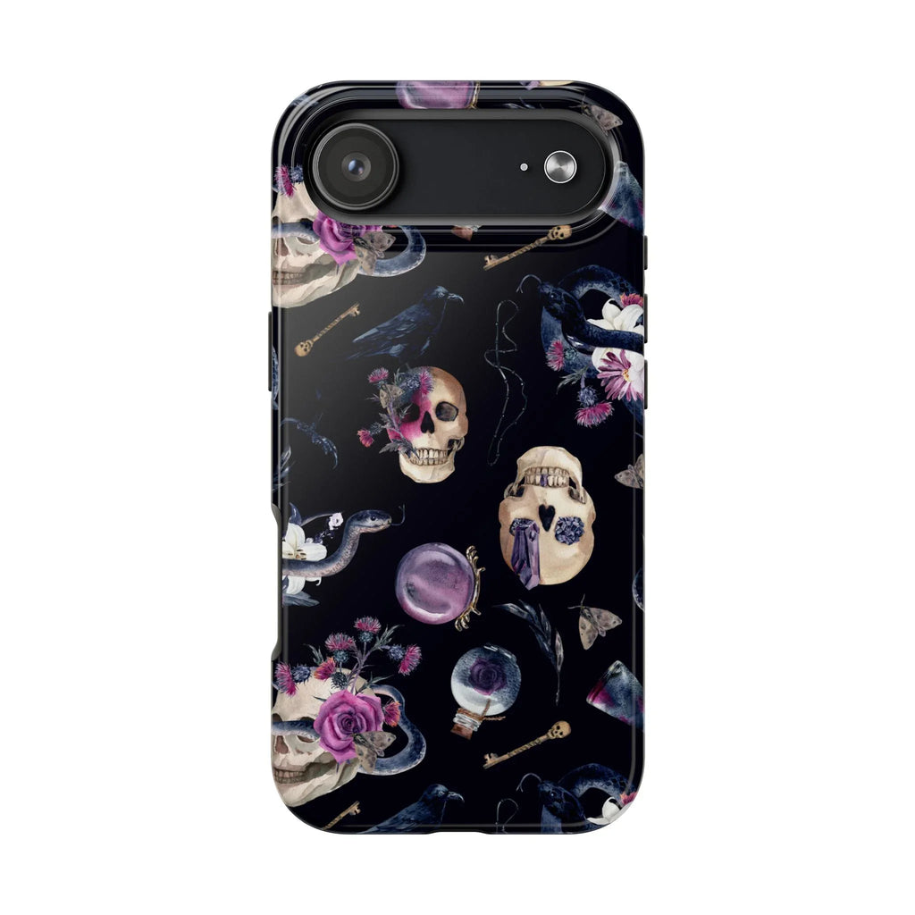 Gothic Witch Spells Phone Case (Apple & Android) - Pink Sweetheart