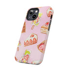 Tasty Pastry Treats Phone Case (Apple & Android) - Pink Sweetheart