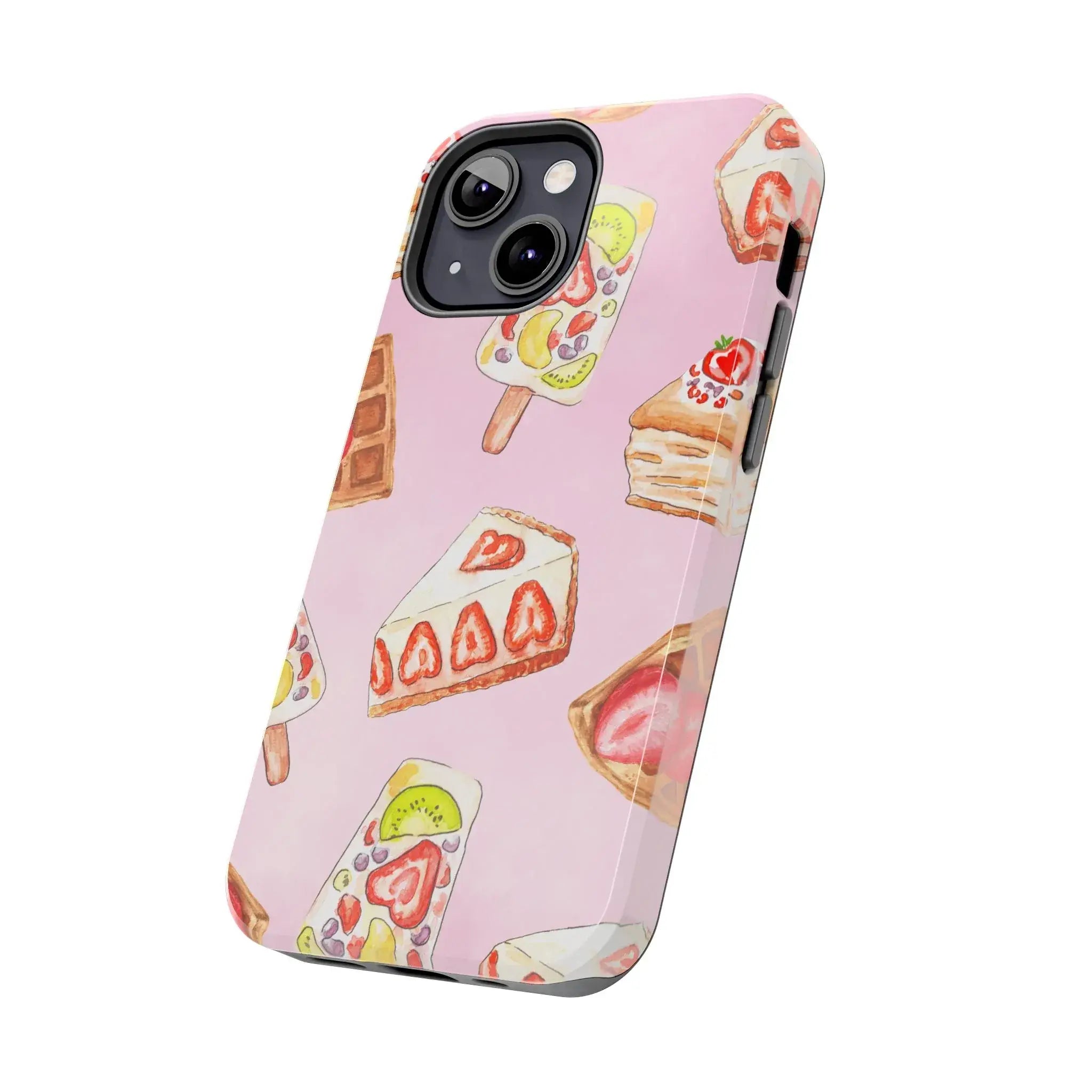 Tasty Pastry Treats Phone Case (Apple & Android) - Pink Sweetheart