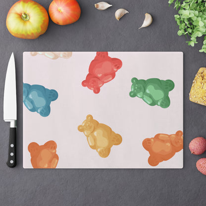 Gummy Bear Glass Cutting Board