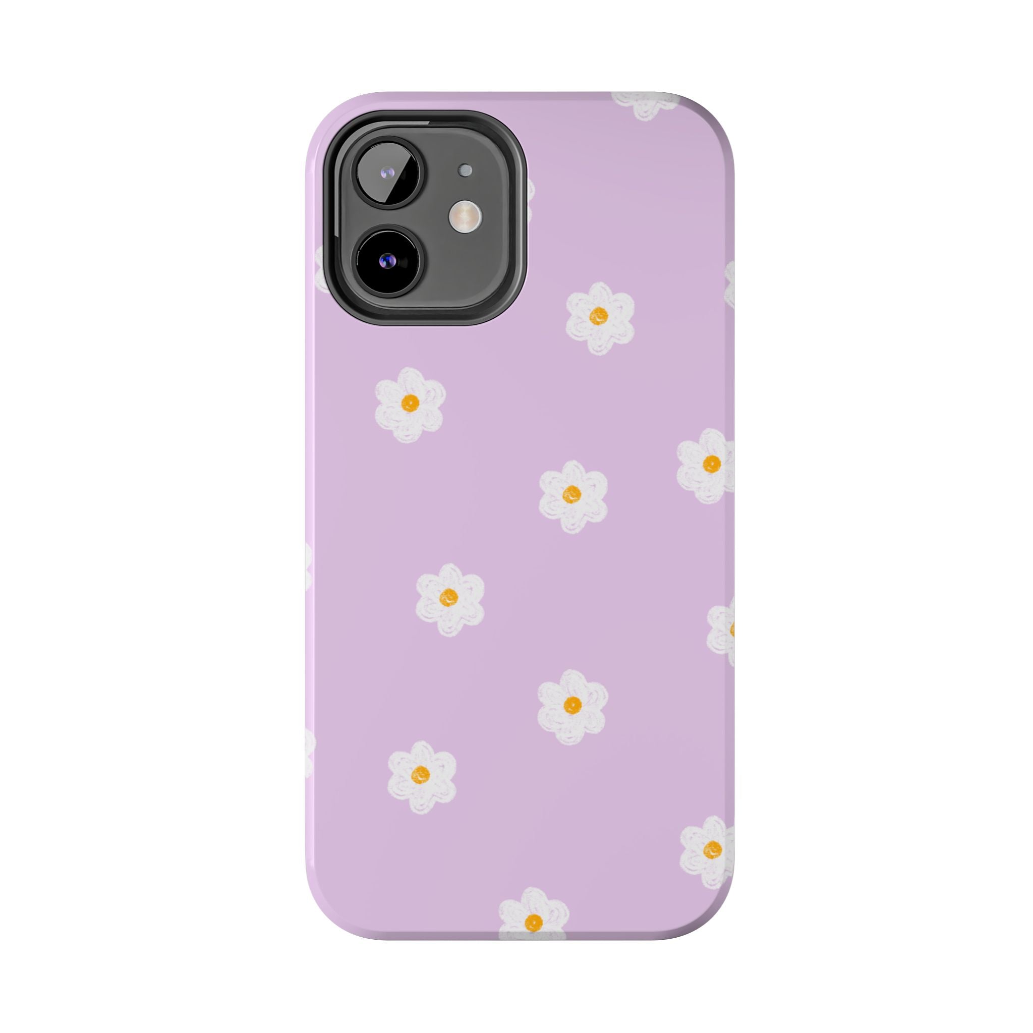 Purple and Mini Flowers Phone Case (Apple & Android)