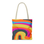 Funky Groove Swirl Tote Bag