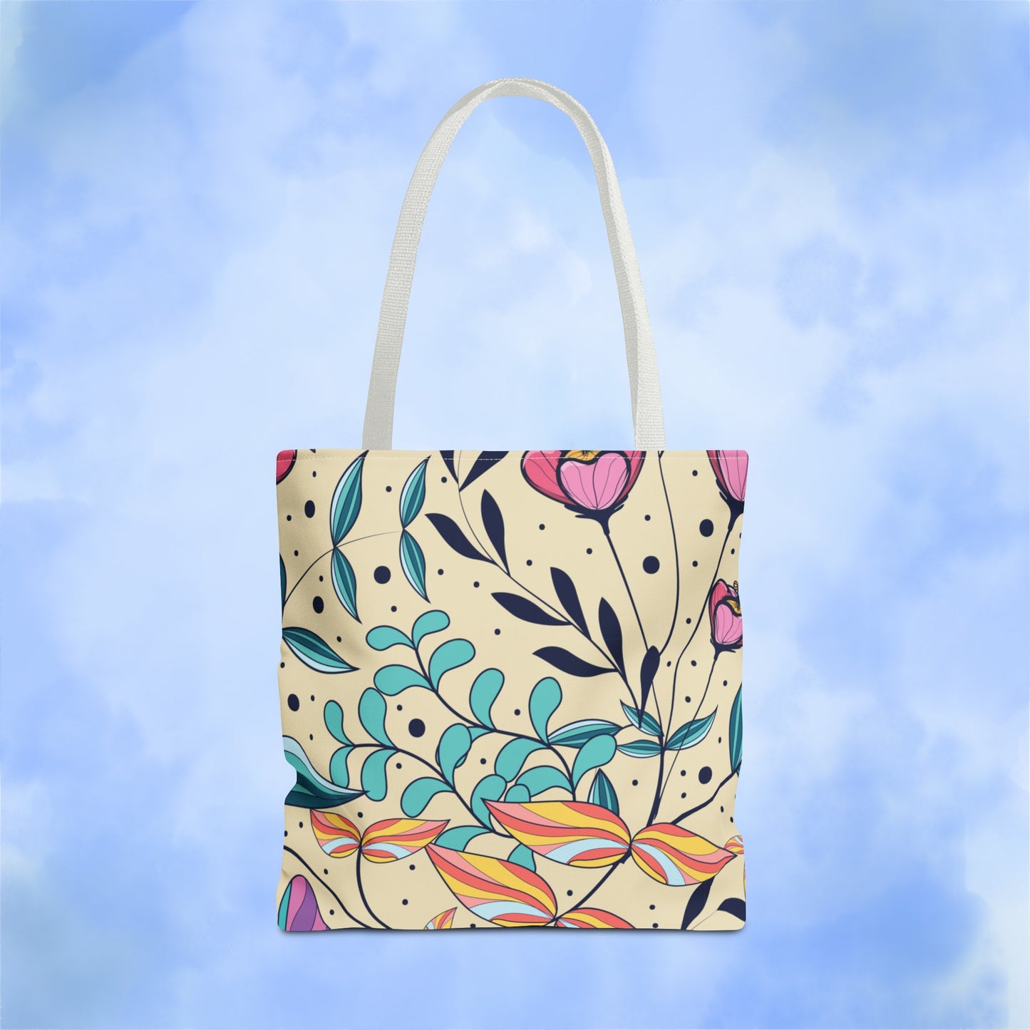 Florals in Spring Tote Bag