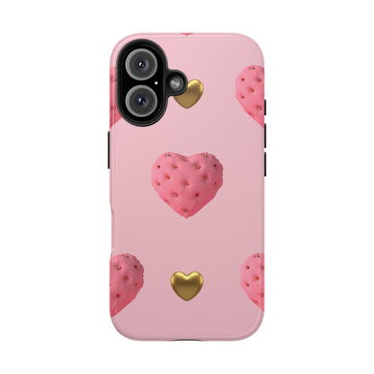 Heart of Gold Pink Phone Case