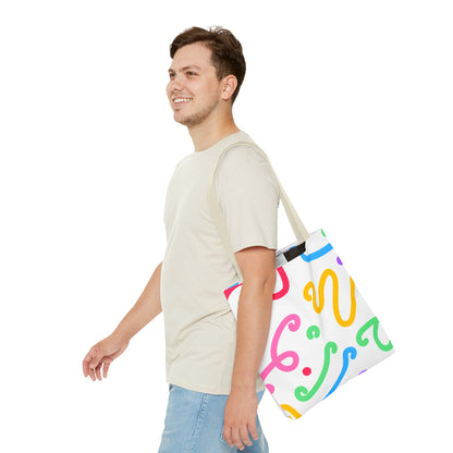 Colorful Doodles Tote Bag