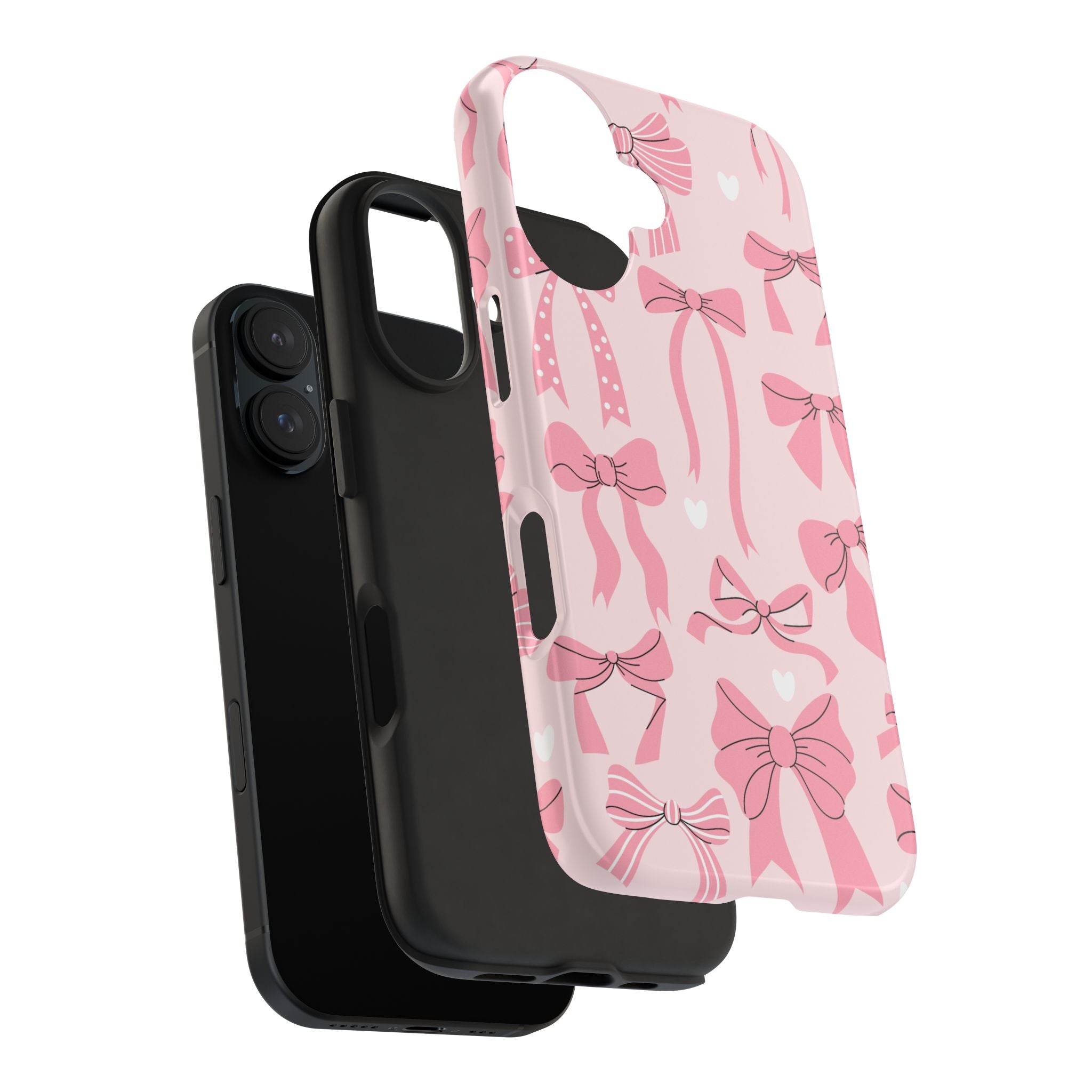 Pink Bow Ribbons Phone Case (Apple & Android)