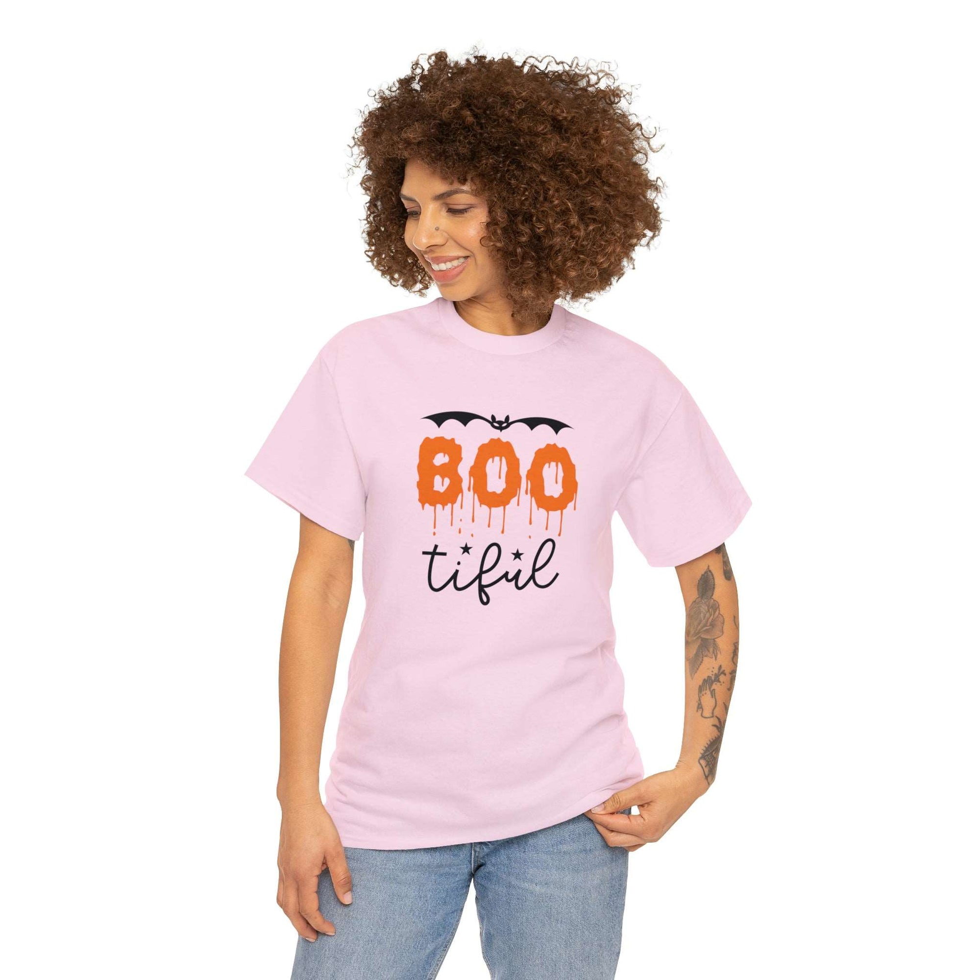Boo-tiful Halloween Unisex Heavy Cotton Tee