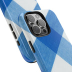 Classic Blue Gingham Phone Case (Apple & Android)