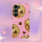 Chocolate Chip Cookies Phone Case (Apple & Android) - Pink Sweetheart