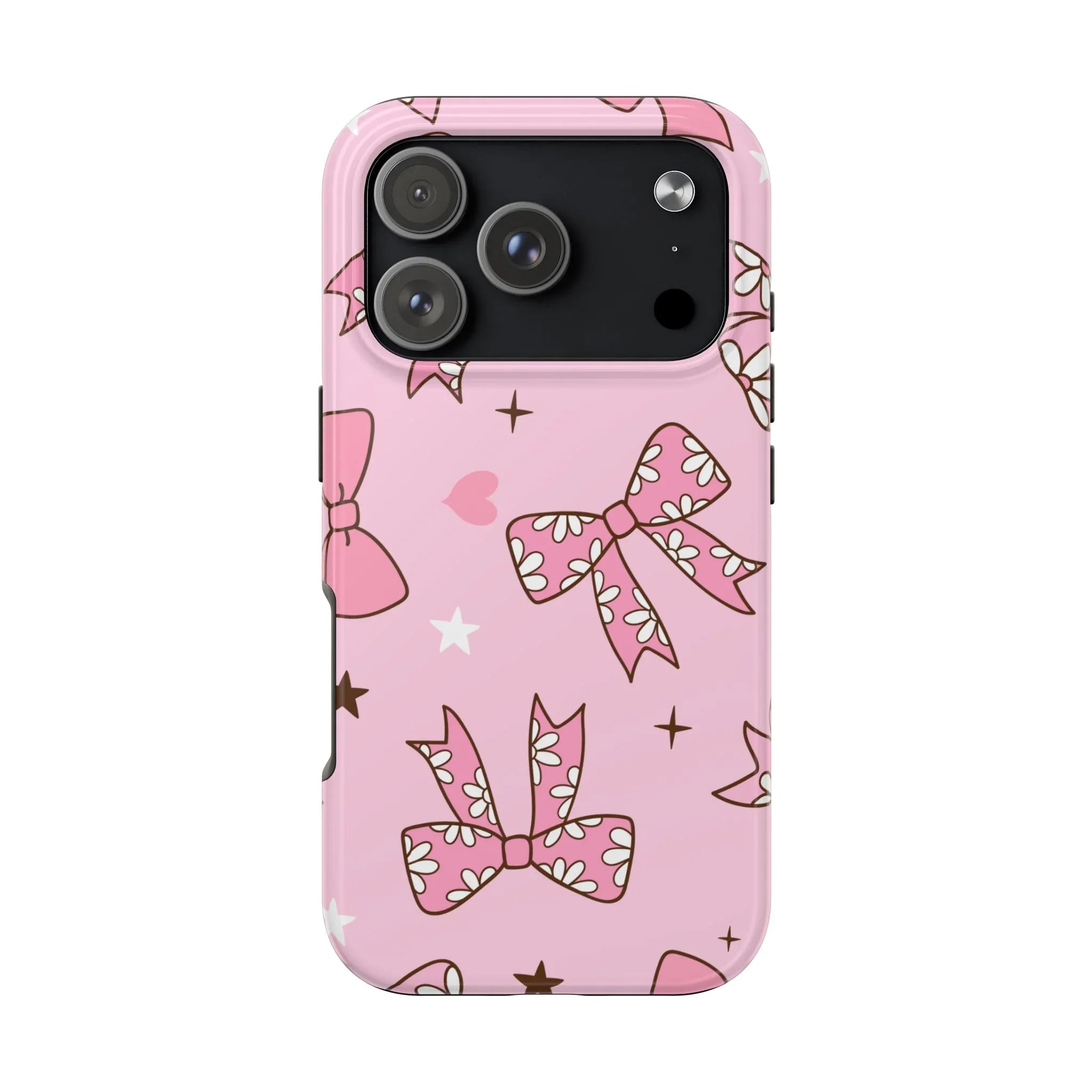 Pretty Pink Bows Phone Case (Apple & Android) - Pink Sweetheart