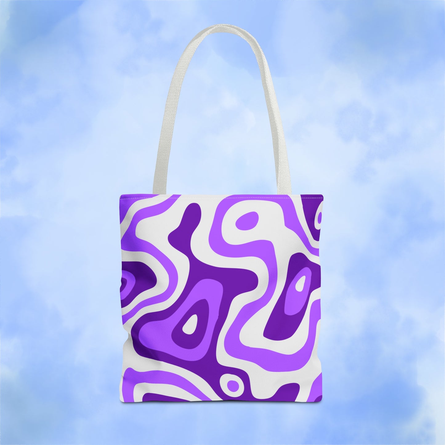 Groovy Purple Lava Tote Bag