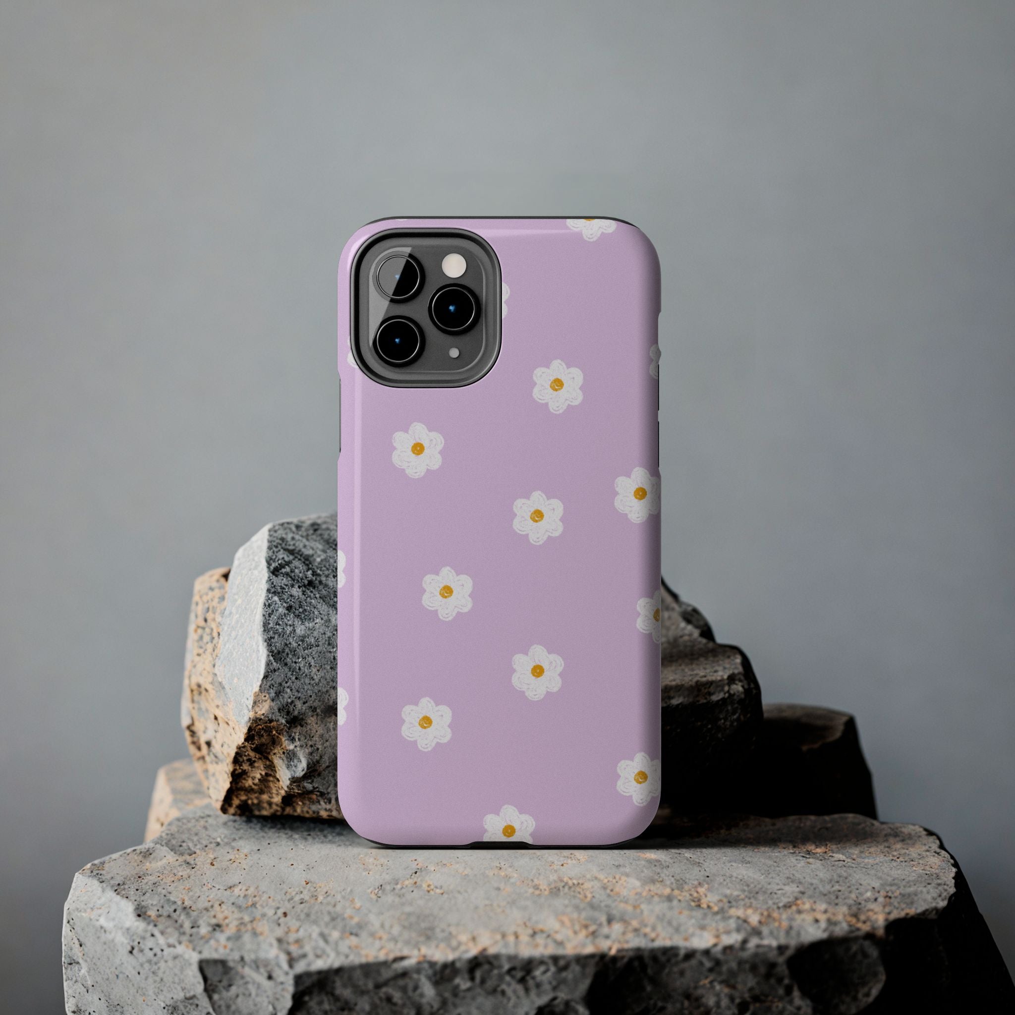 Purple and Mini Flowers Phone Case (Apple & Android)
