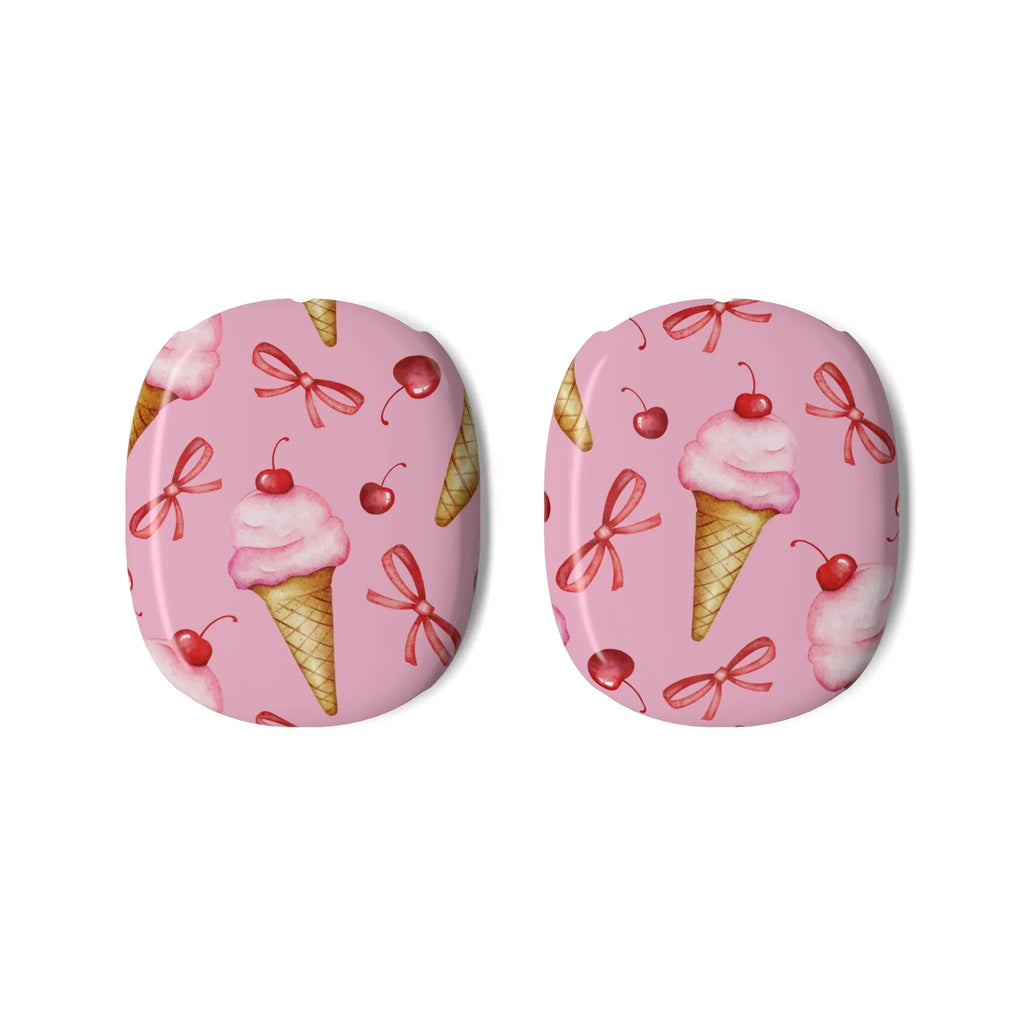 Coquette Ice Cream AirPods Max Shell Case - Pink Sweetheart