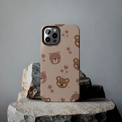 Boho Brown Bear Phone Case