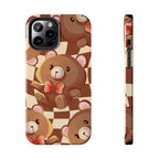 Retro Brown Bear Phone Case (Apple & Android)