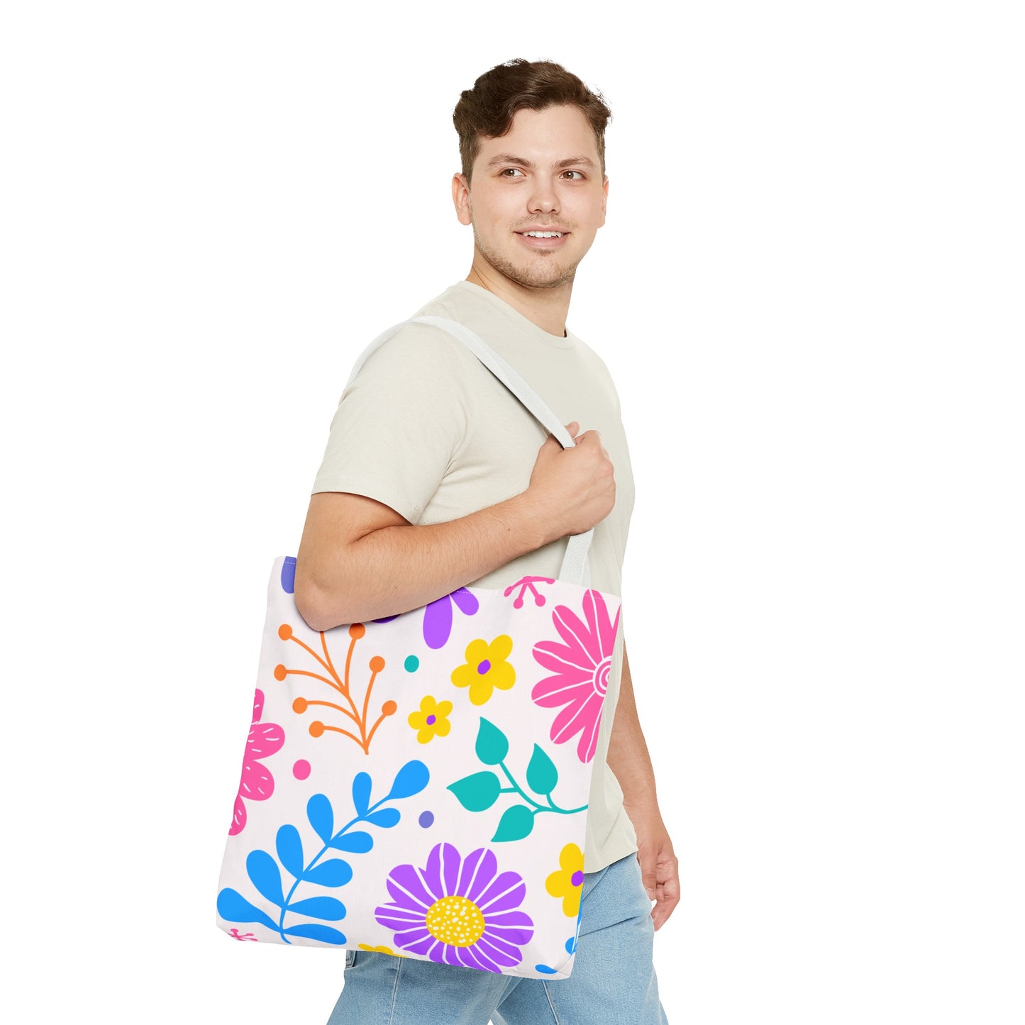 Fun Florals Tote Bag