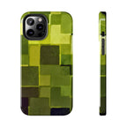 Chartreuse Patchwork Phone Case (Apple & Android)