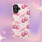 Disco Cherries Phone Case (Apple & Android) - Pink Sweetheart