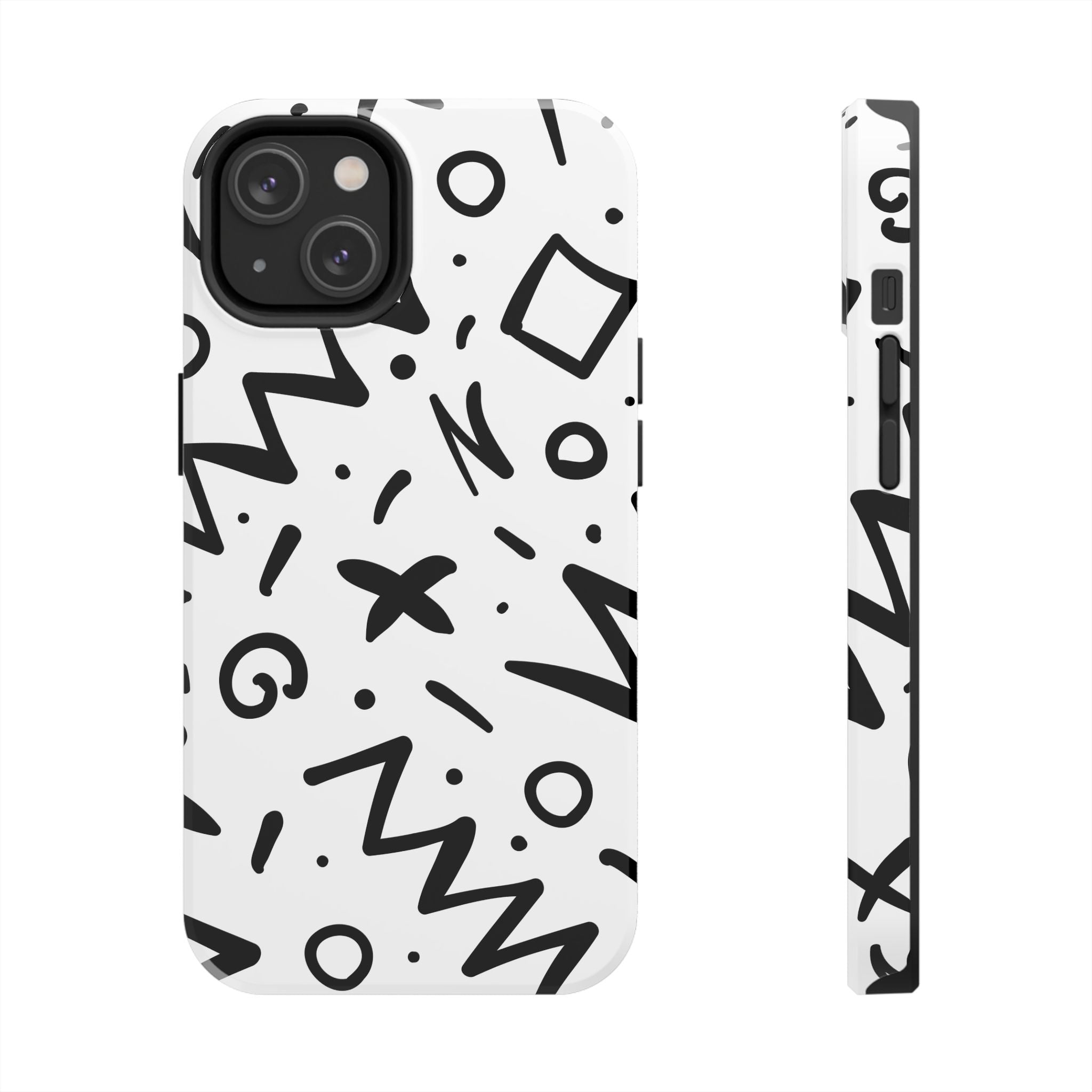 Abstract Memphis Pattern Phone Case (Apple & Android)