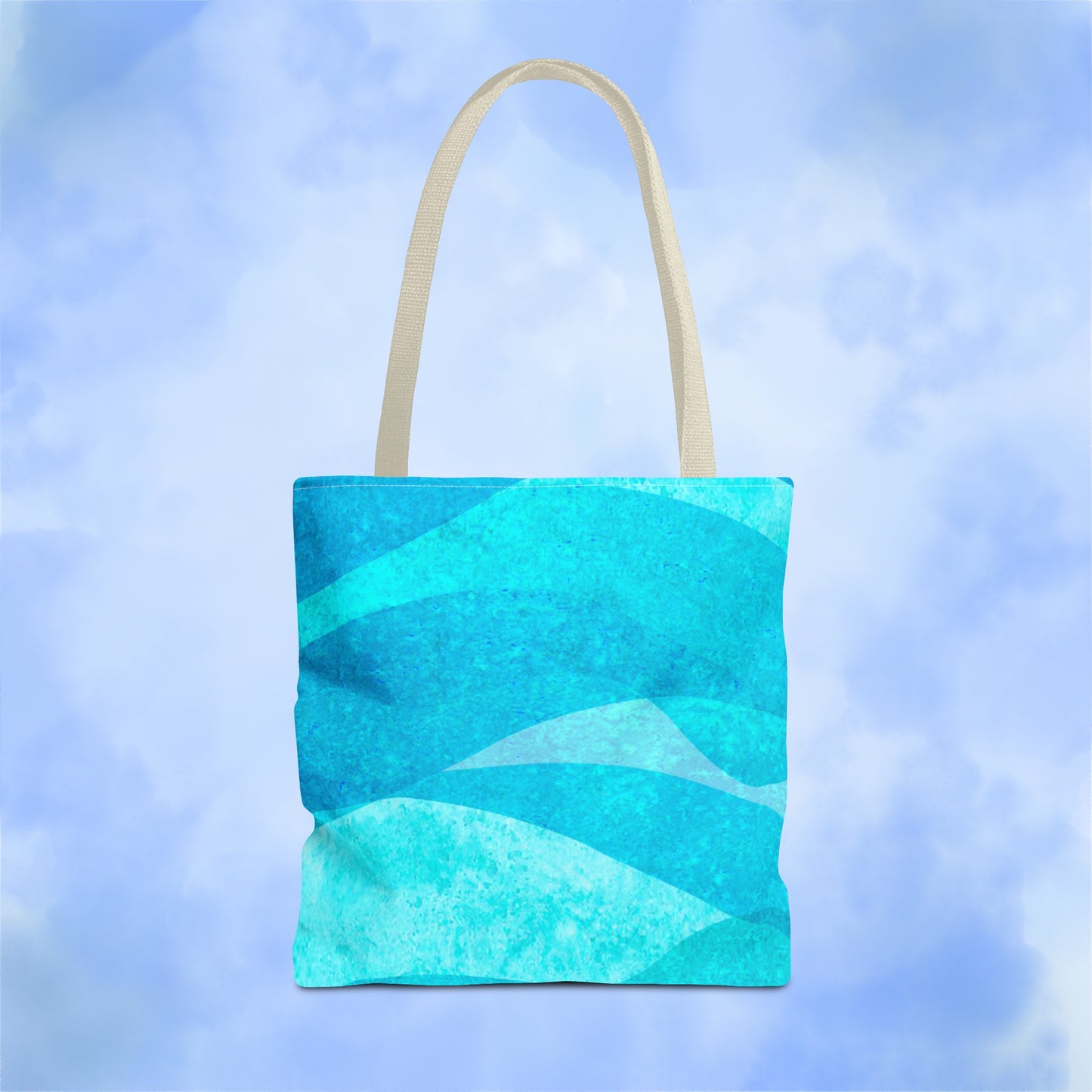 Blue Waves Tote Bag