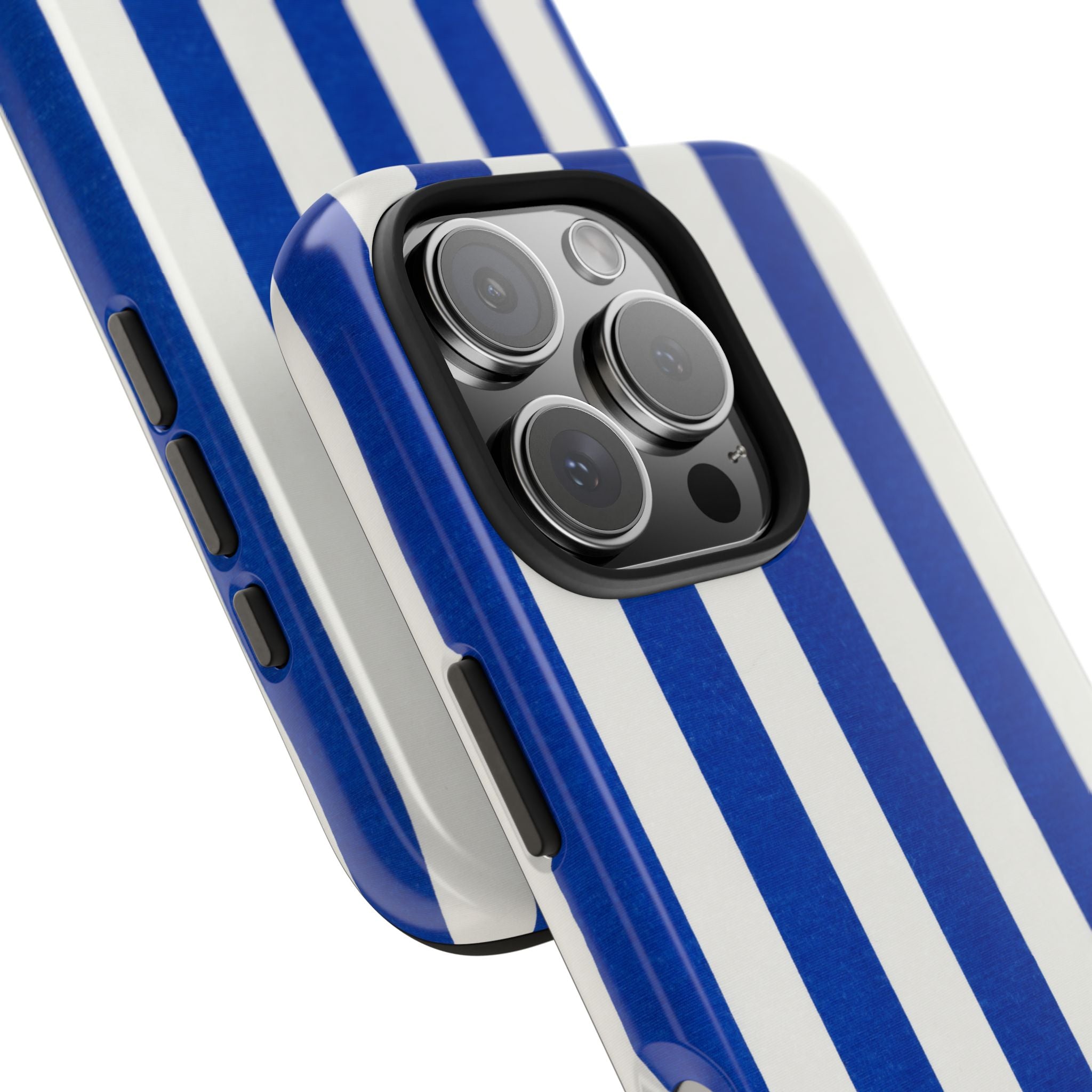 Blue & White Stripes Phone Case (Apple & Android)