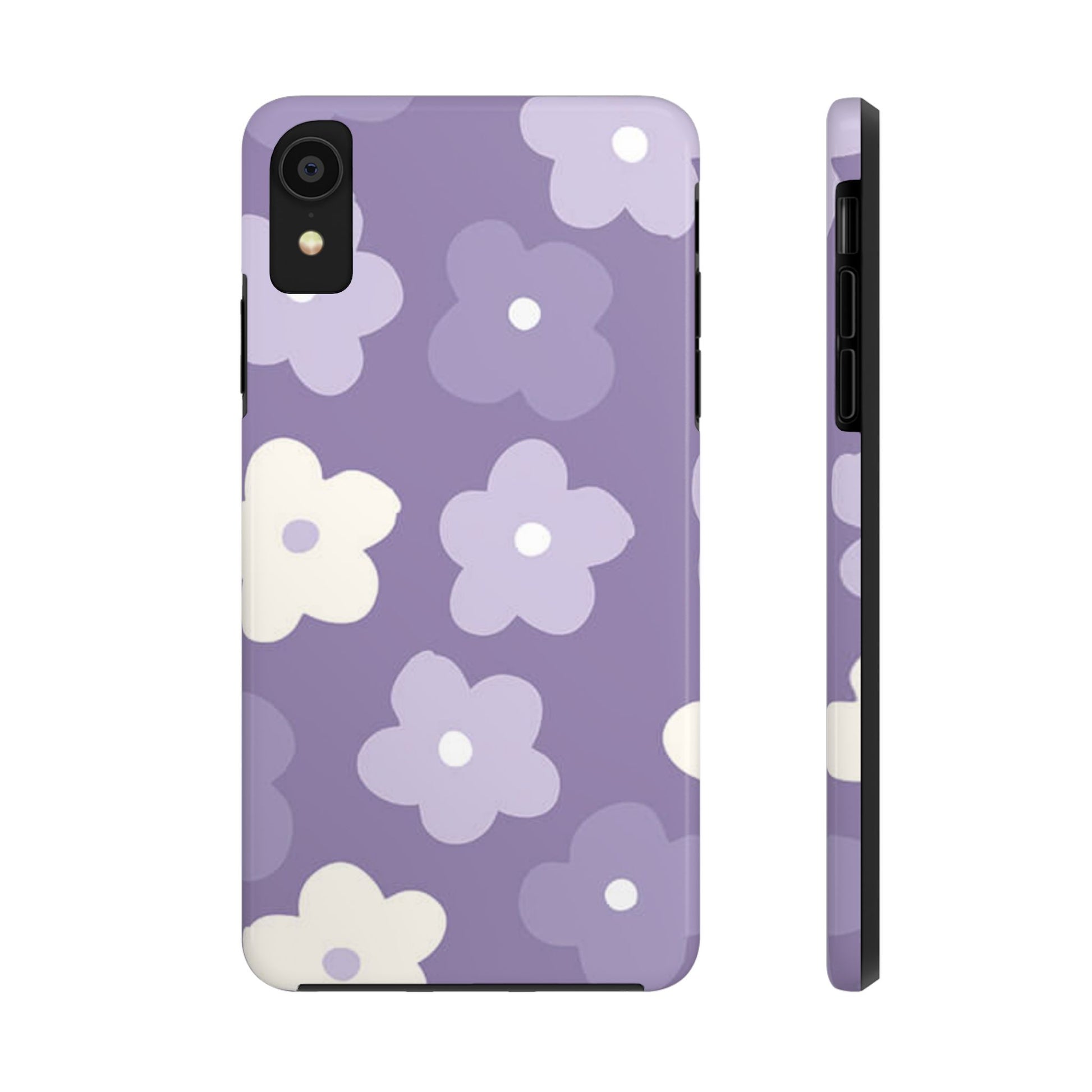 Pastel Purple Flowers Phone Case (Apple & Android)