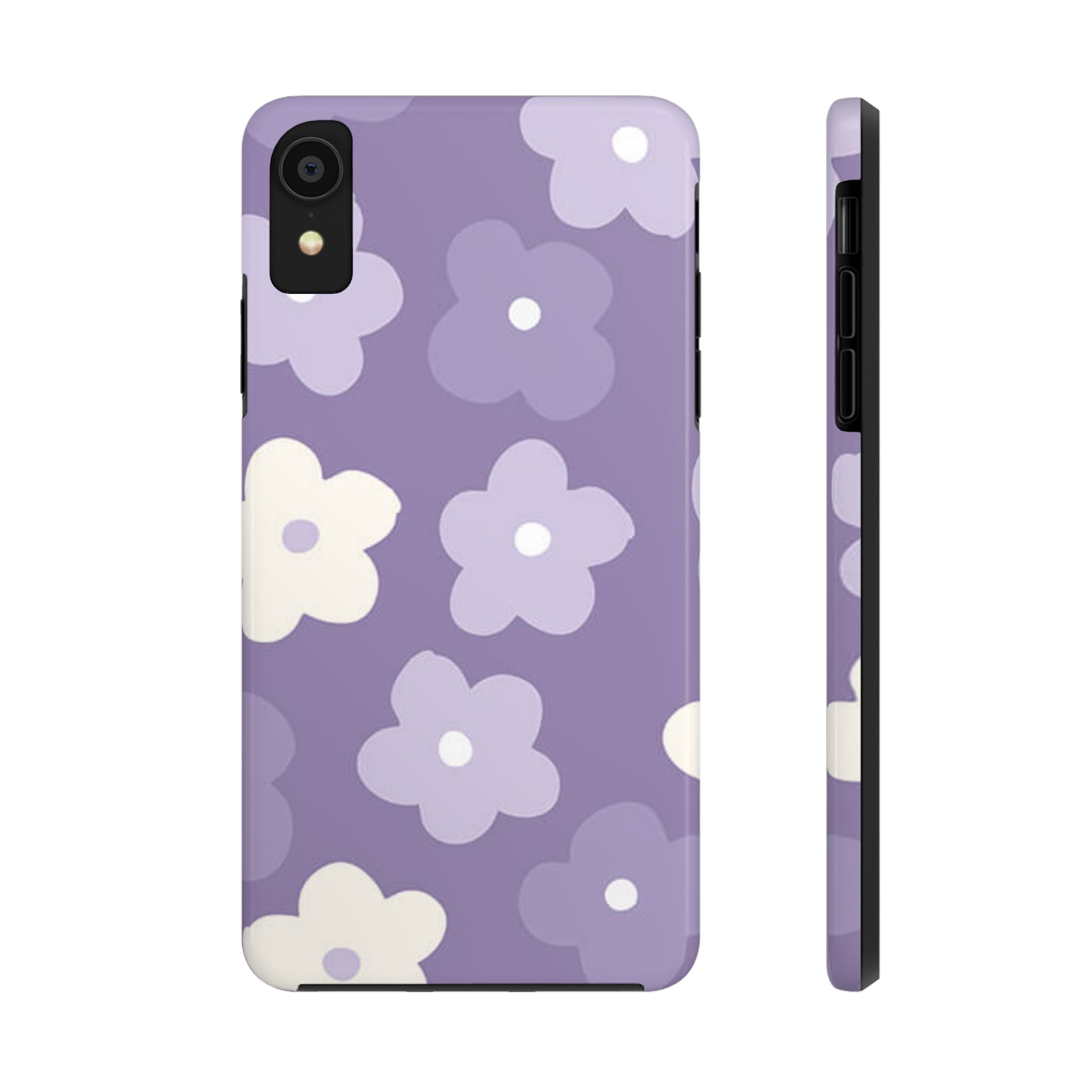 Pastel Purple Flowers Phone Case (Apple & Android)