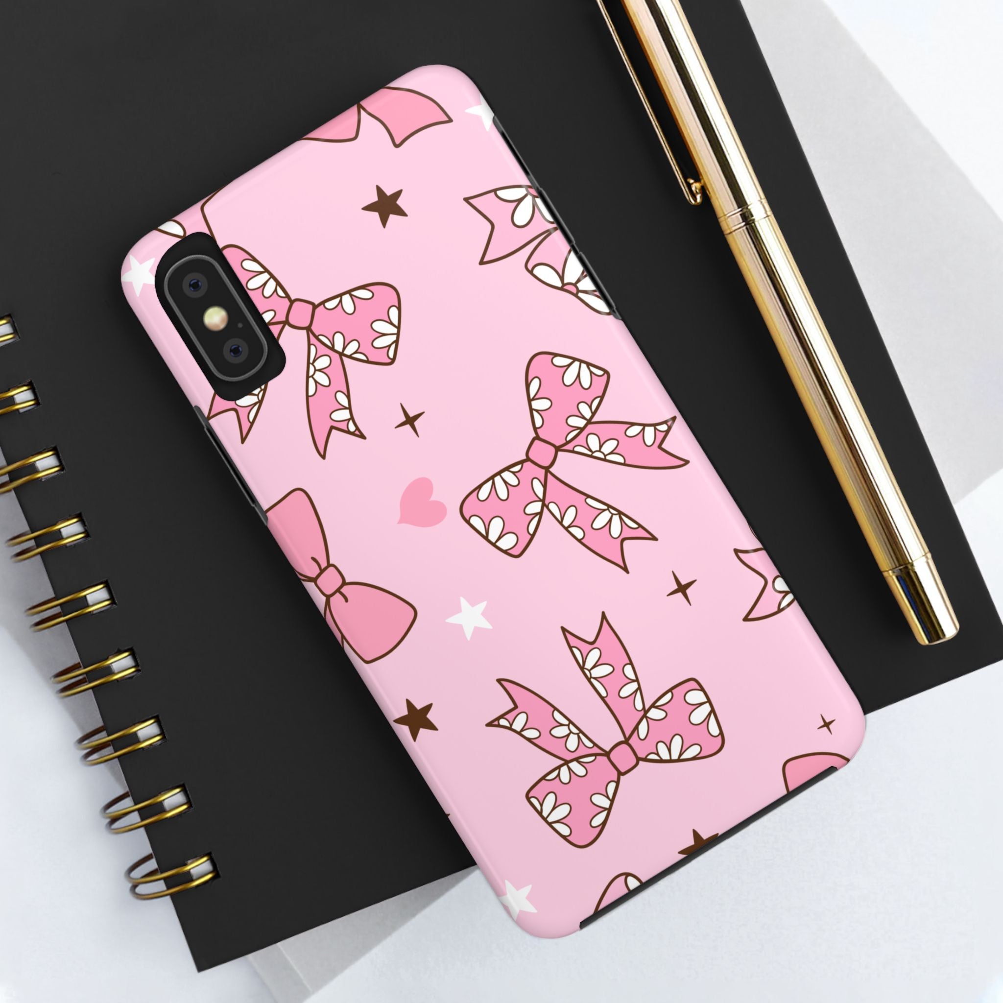 Pretty Pink Bows Phone Case (Apple & Android)