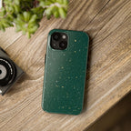 Emerald Gold Flecked Phone Case (Apple & Android)