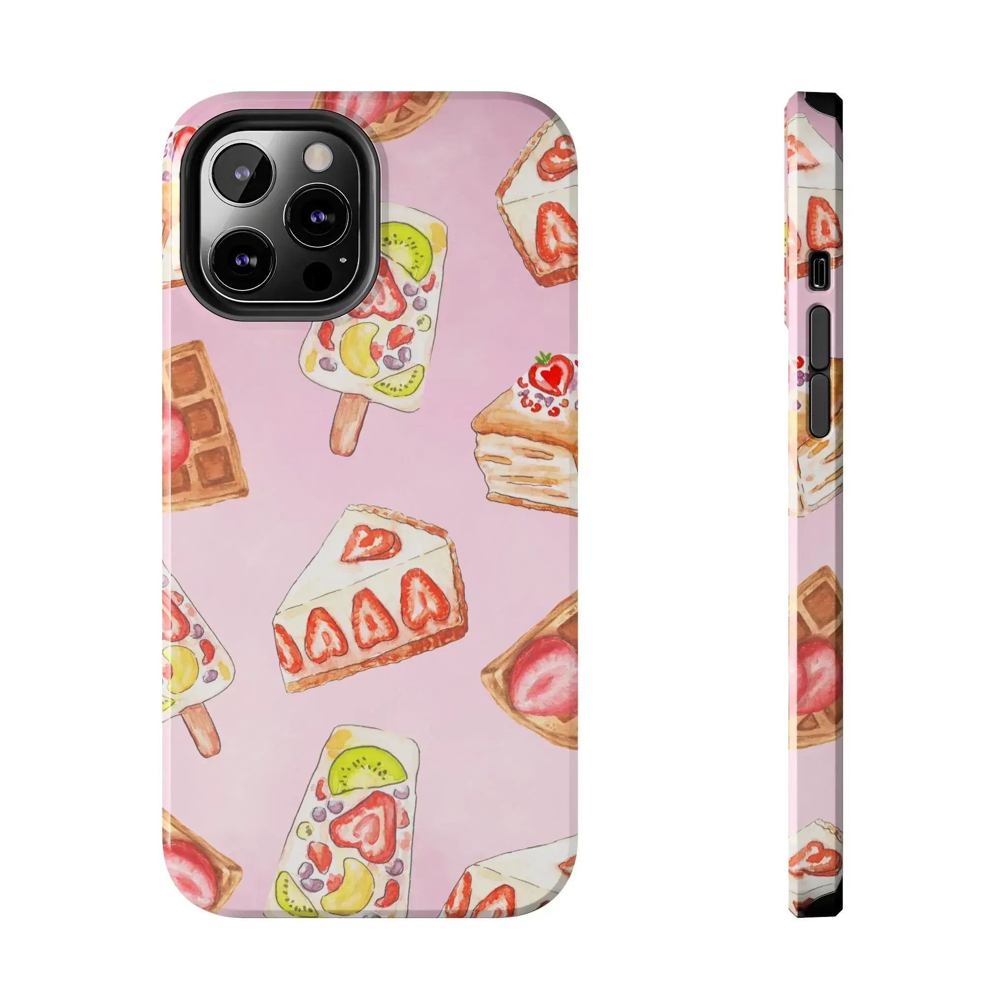 Tasty Pastry Treats Phone Case (Apple & Android) - Pink Sweetheart