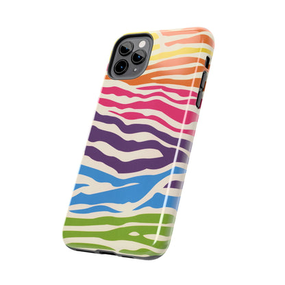 Rainbow Zebra Phone Case