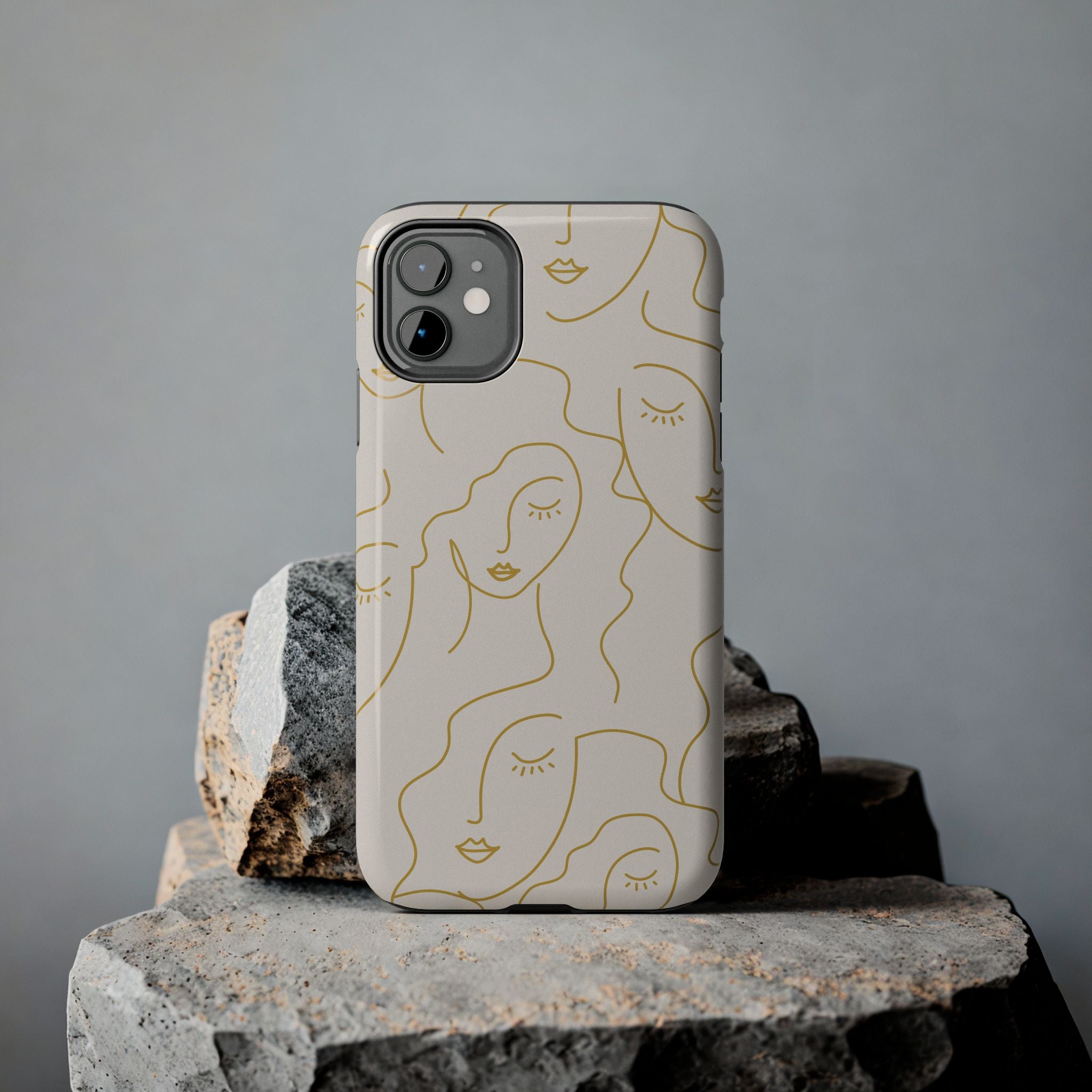 Minimalist Woman Phone Case (Apple & Android)
