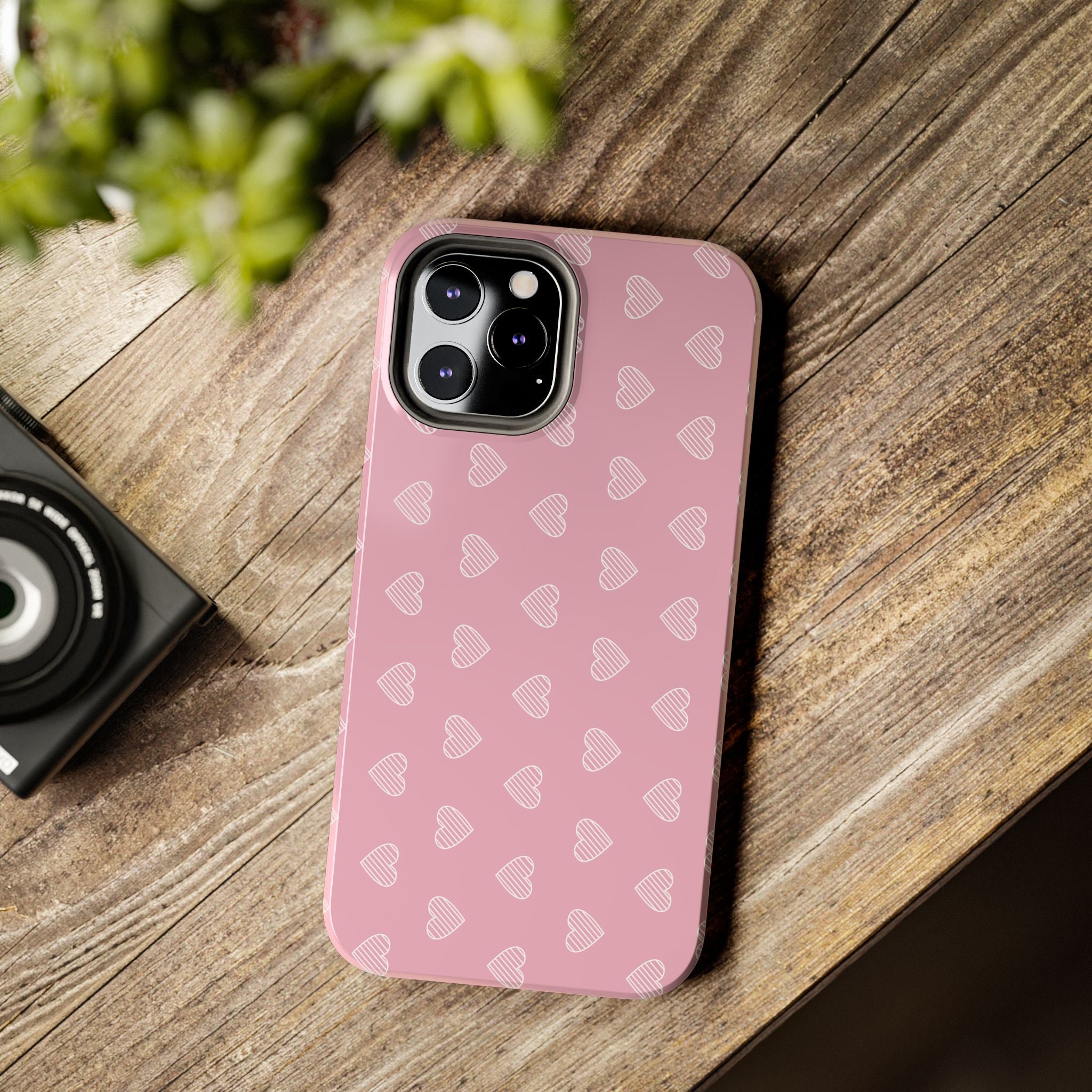 Infinite Pink Hearts Phone Case (Apple & Android)