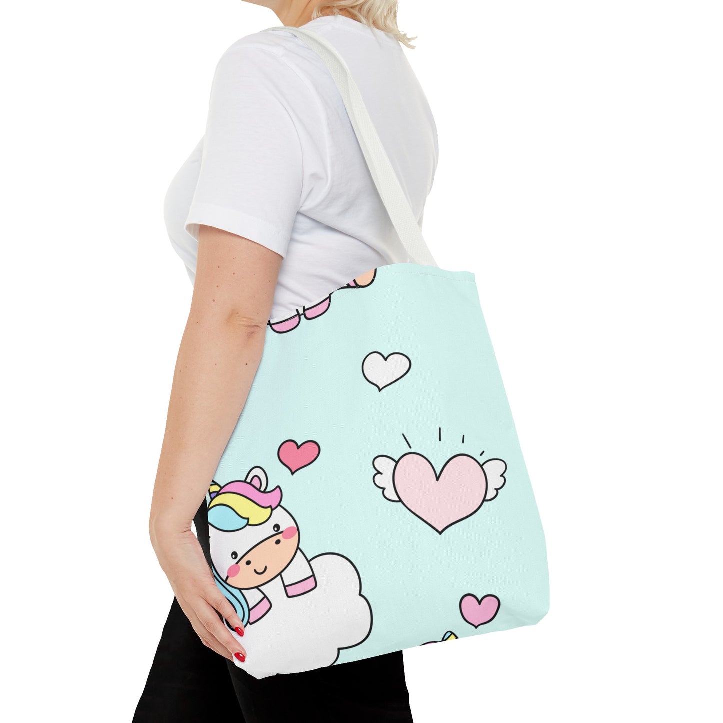 Cute Chibi Unicorn Tote Bag