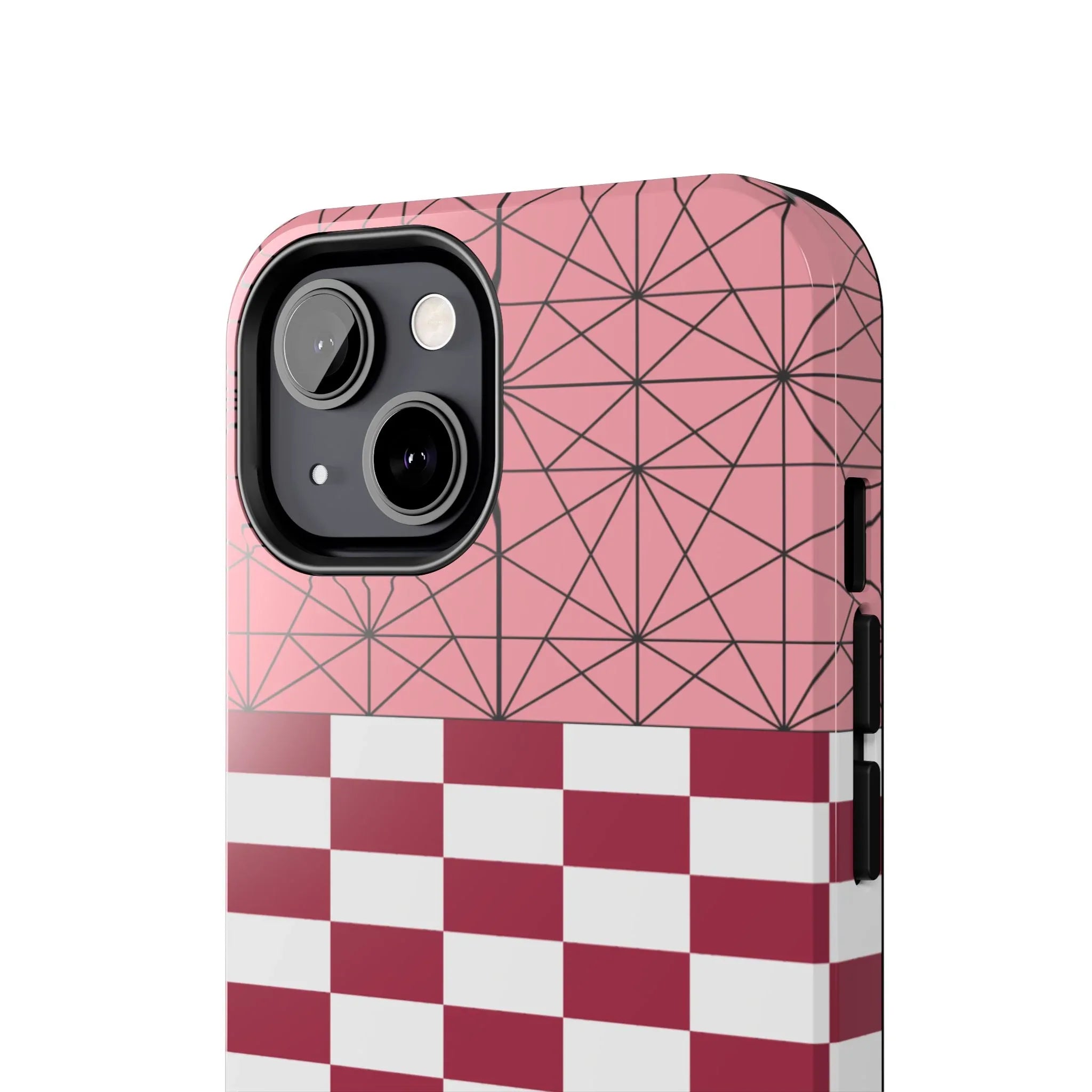 Geometric Kimono Tough Phone Case (Apple & Android) - Pink Sweetheart