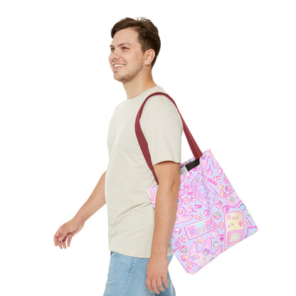 Pink Pastel Gamer Girl Tote Bag