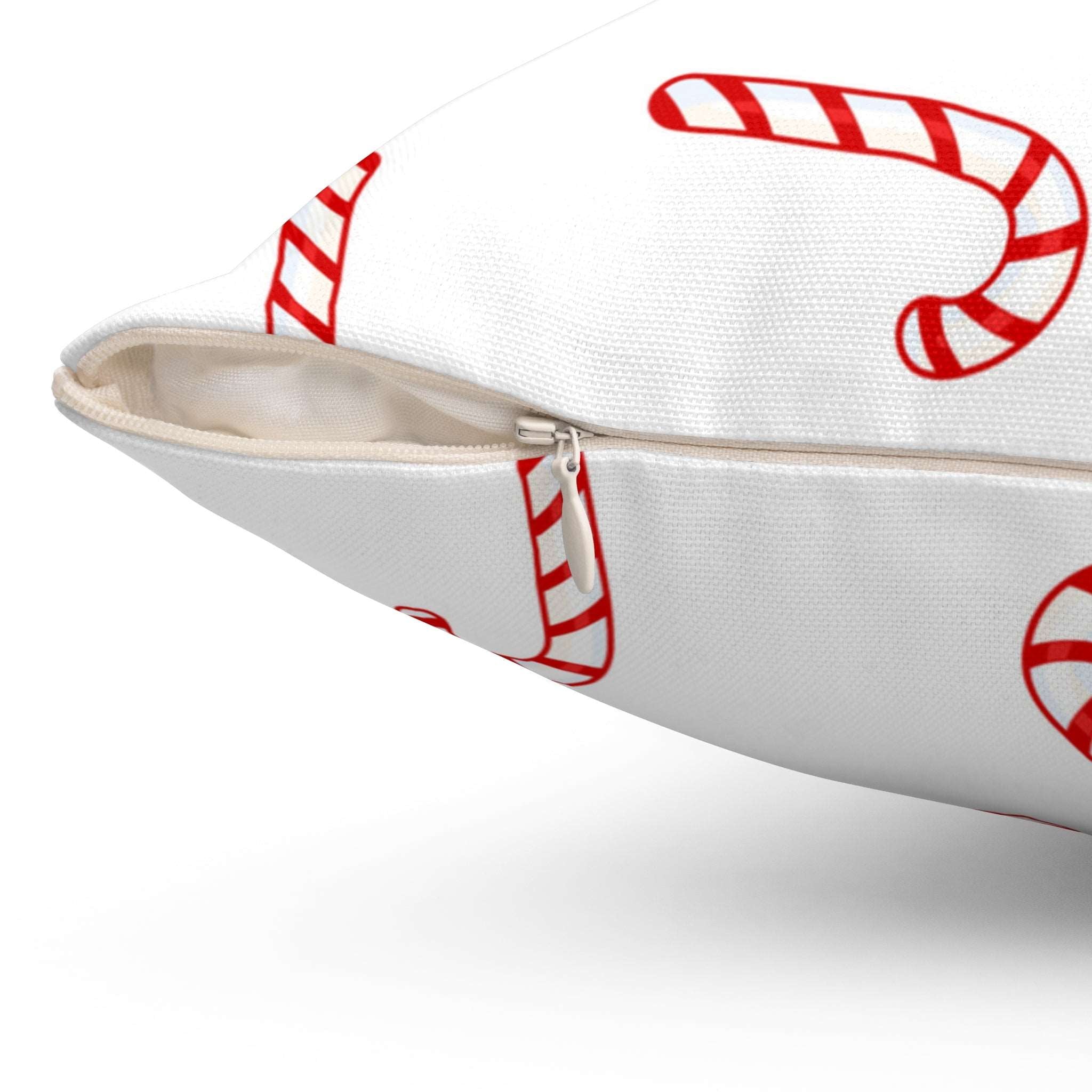Mini Peppermint Candy CanesSquare Pillow