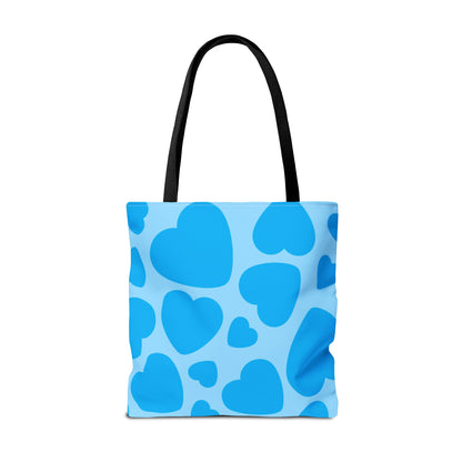 Blue Hearts Tote Bag