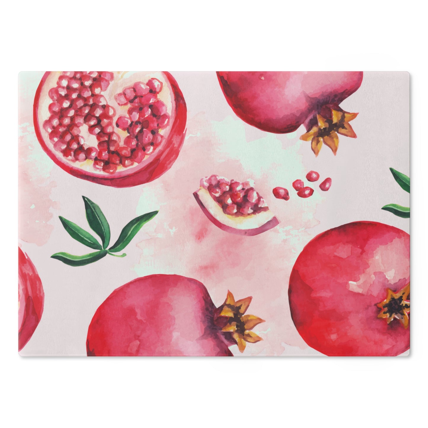 Pomegranate Glass Cutting Board