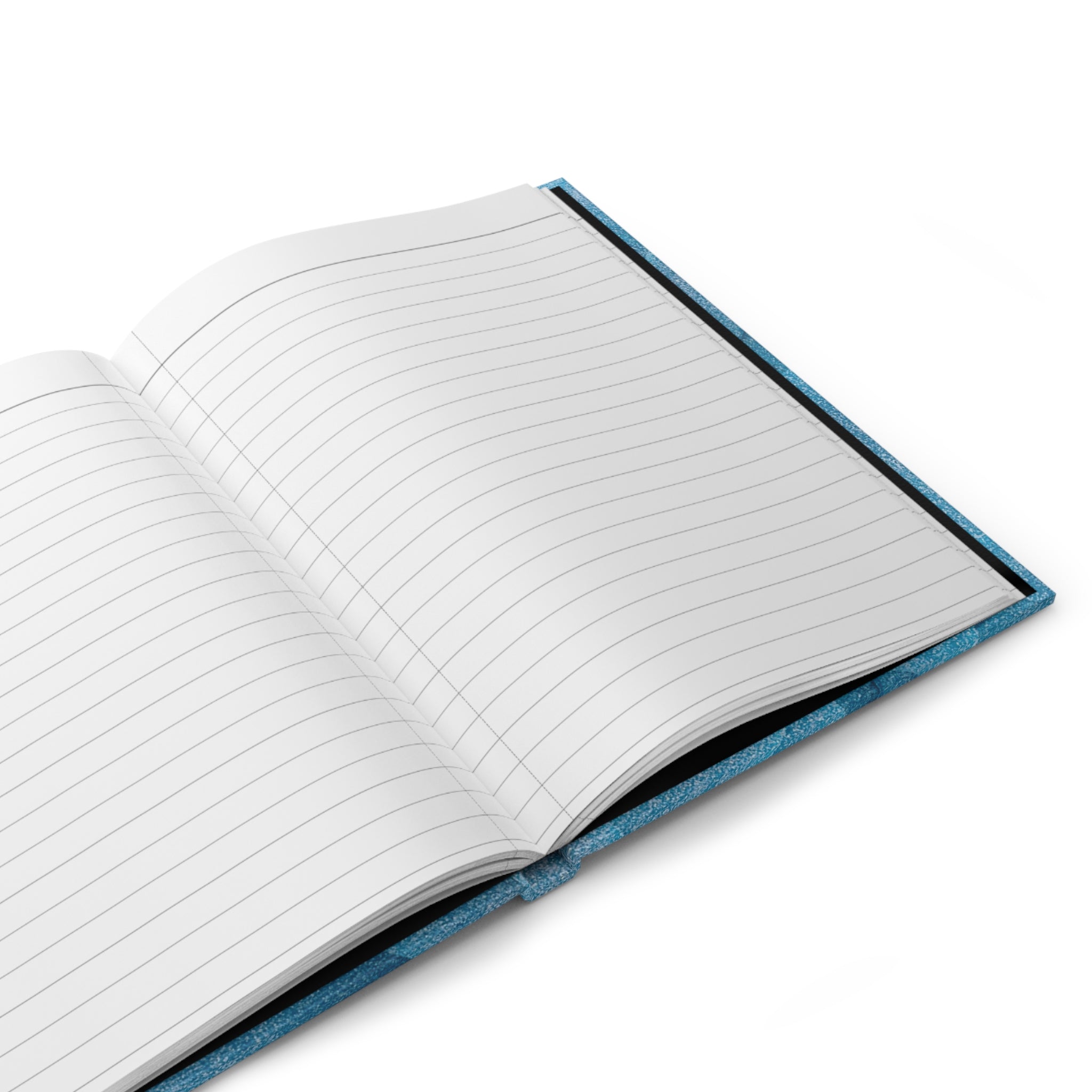 Sour Blue Candy Strips Hardcover Matte Journal