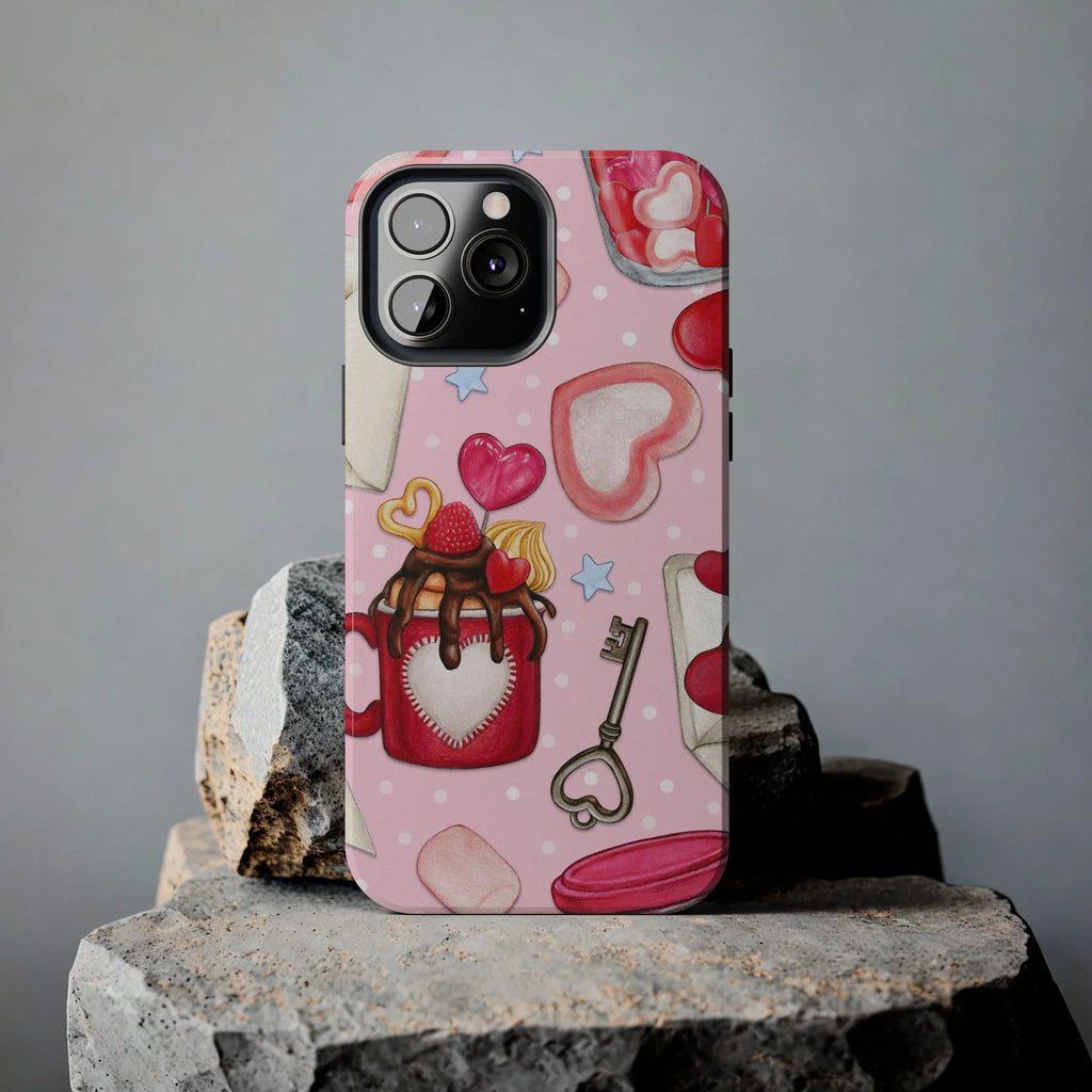 Goodies for My Sweetheart Phone Case (Apple & Android) - Pink Sweetheart