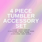 Trendy Quencher Tumbler Cup Accessory Set