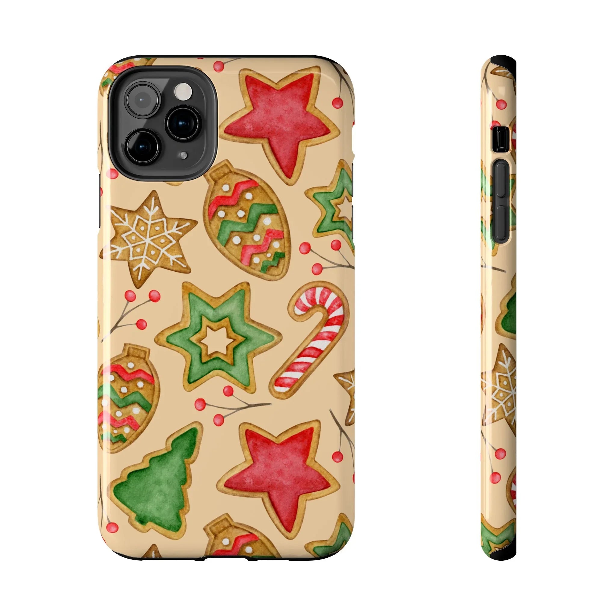 Xmas Holiday Cheer Phone Case (Apple & Android) - Pink Sweetheart