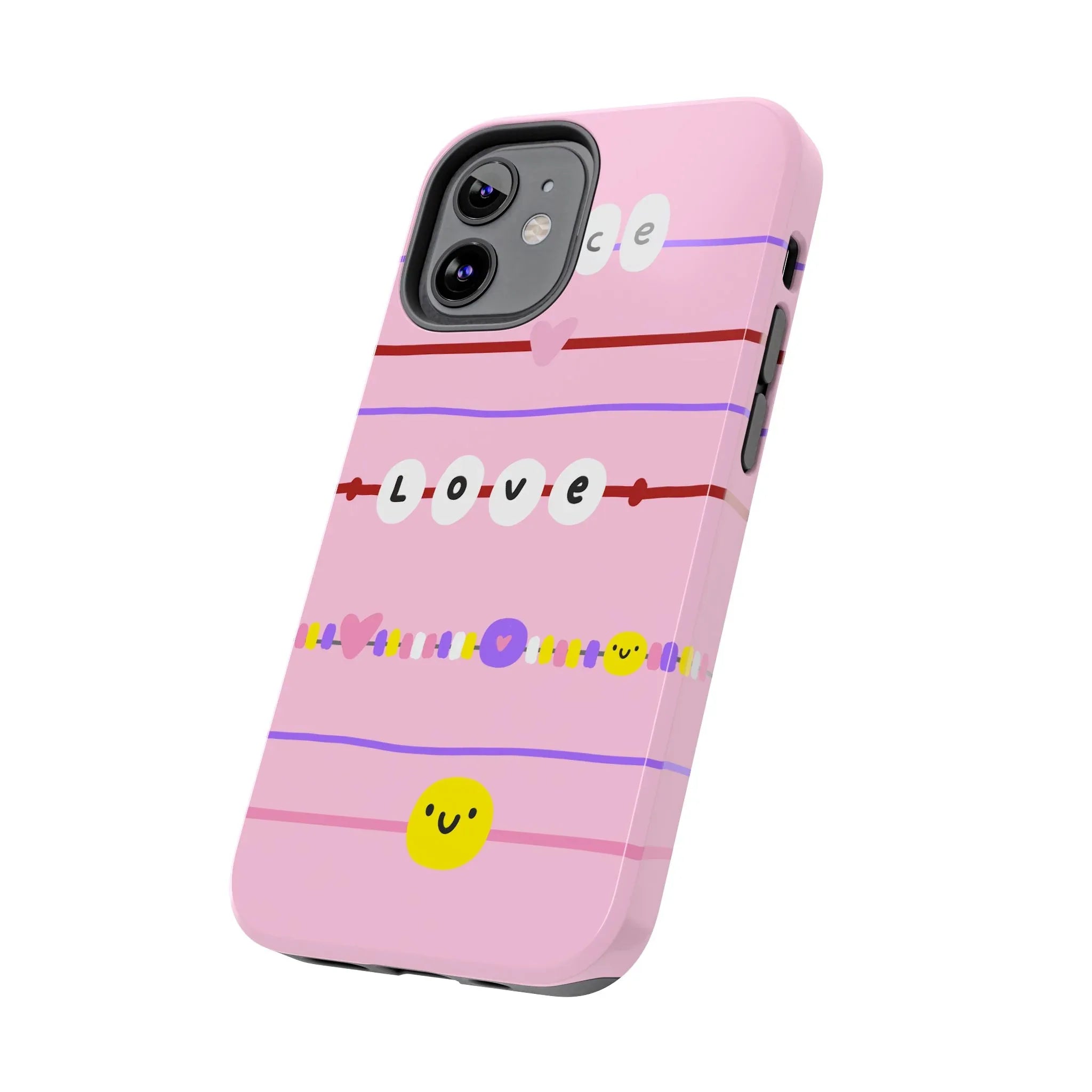 Bestie Bracelets Phone Case (Apple & Android) - Pink Sweetheart