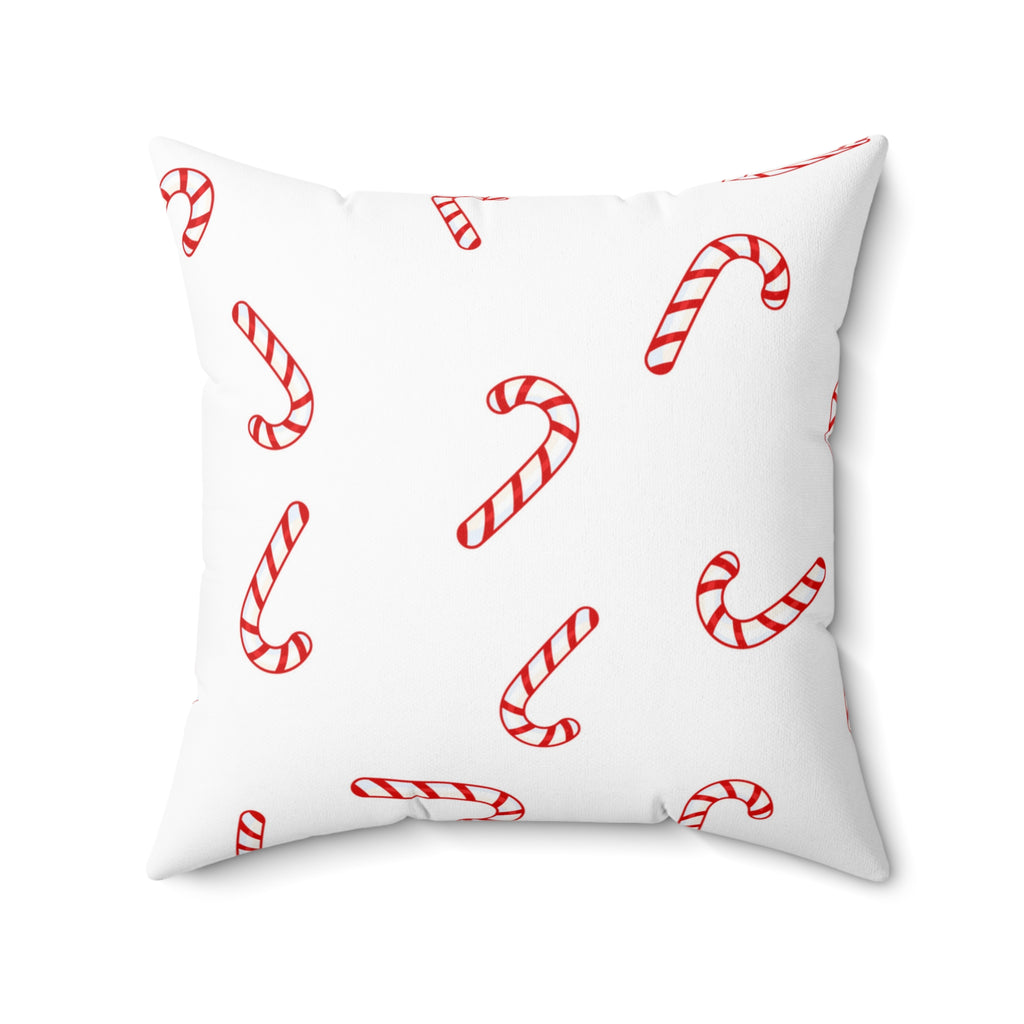 Mini Peppermint Candy CanesSquare Pillow