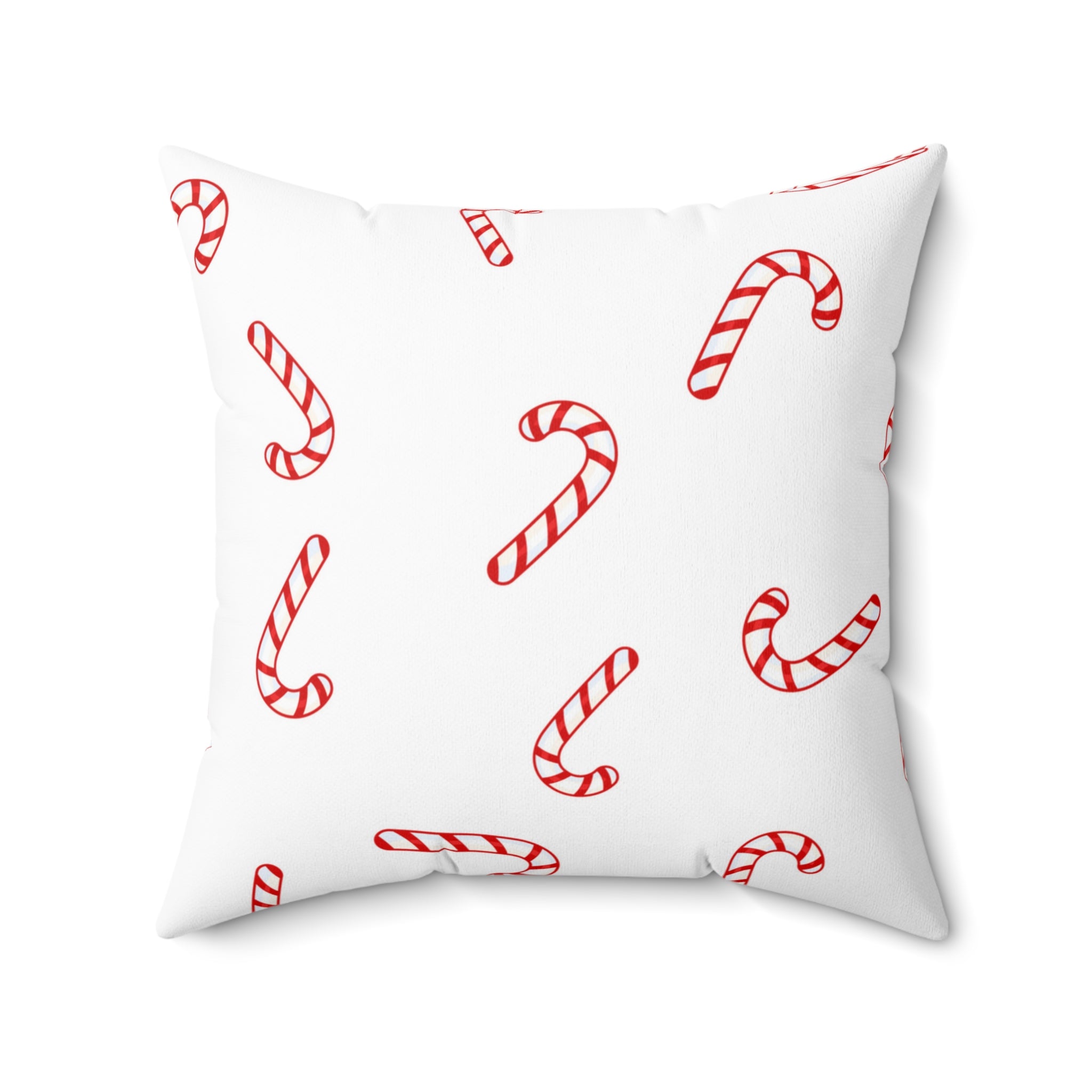 Mini Peppermint Candy CanesSquare Pillow