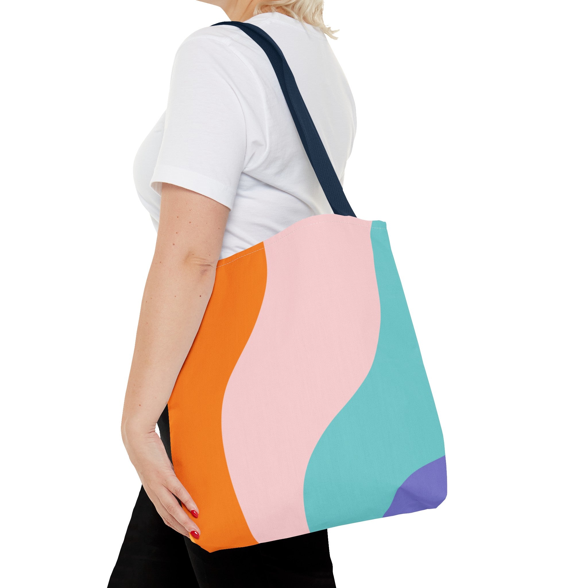 Groovy Psychedelic Splash Tote Bag